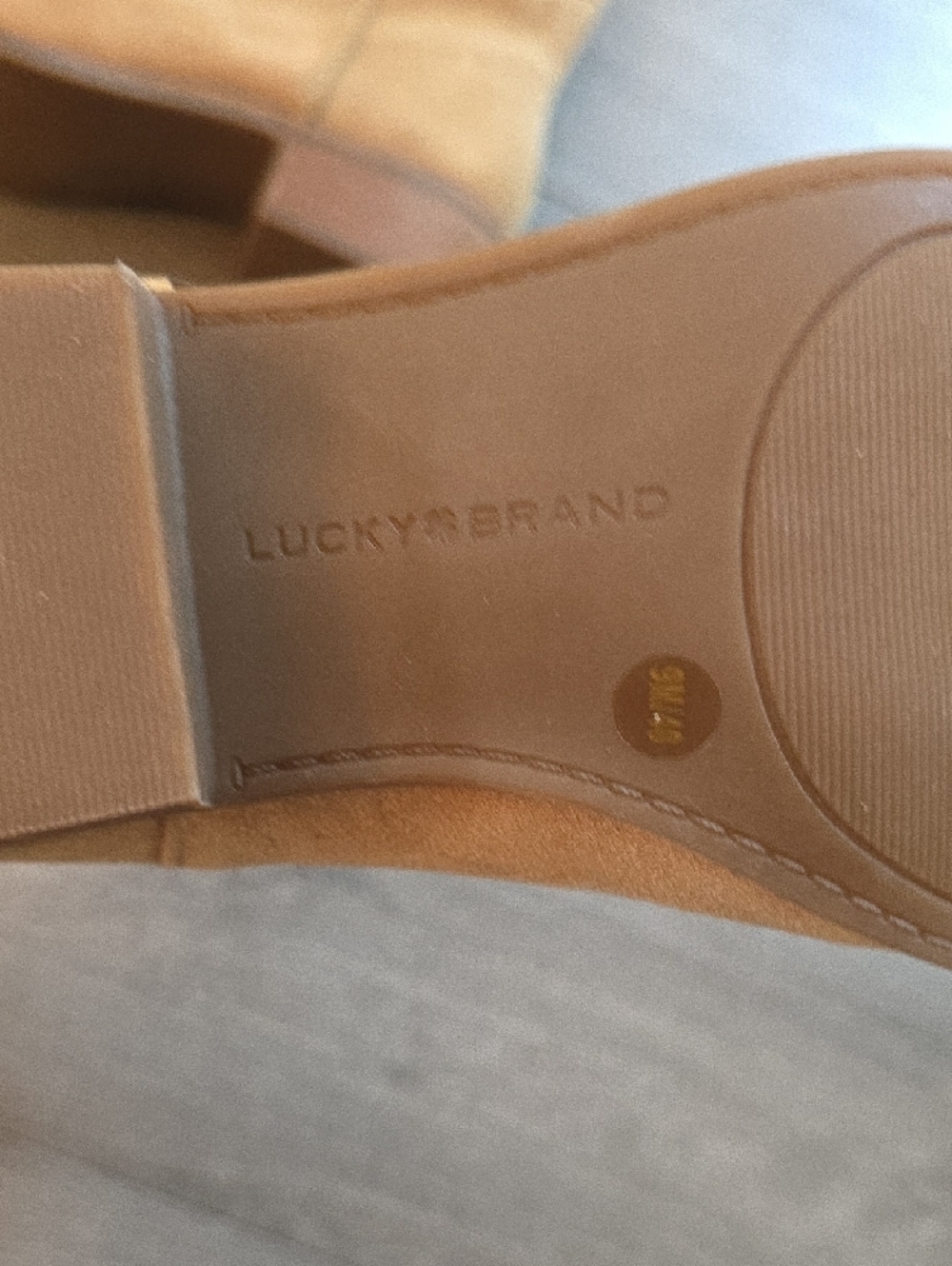 Lucky Brand Hadrya Tan Suede Ankle Boots - Picture 2 of 8